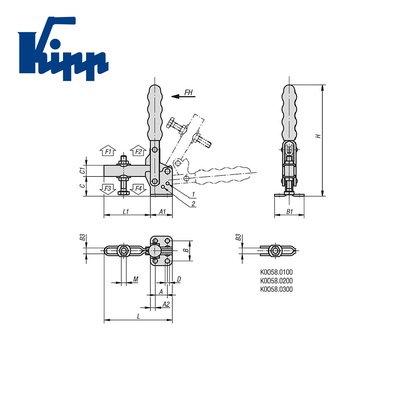 Toogle clamp K0058.0250