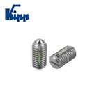 Spring Plungers with thread style, ball style, slotted, stainless steel K0322.08