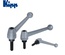 Adjustable Handles, Classic ball style, steel, external thread K0120.216X60