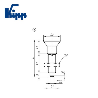 Indexing Plungers without collar K0343.2412