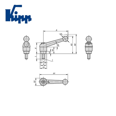 Adjustable Handles K0116.3103X50