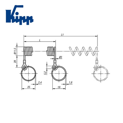 Safety Spiral Cables K0367.10200