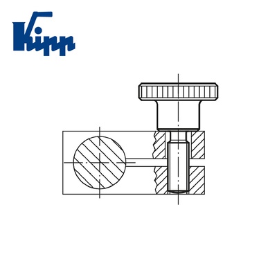 Knobs Knurled Thumb Screws K0140.A02X10