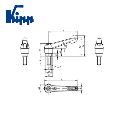 Adjustable Handles K0269.2061X45