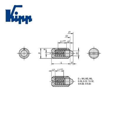 Spring-loaded K0323.A3