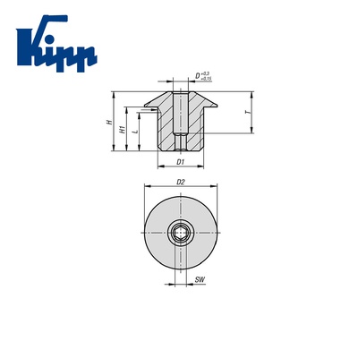 Positioning bushings K1290.05