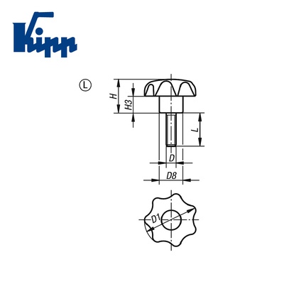 Star Grips L K0155.4A1X10