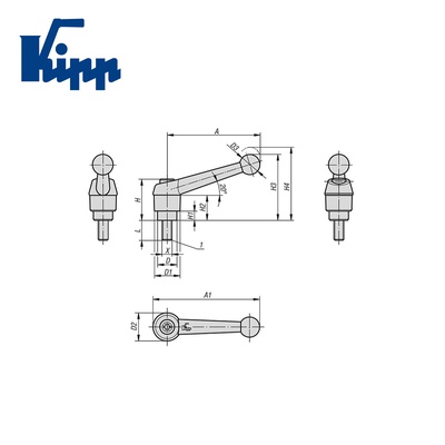 Adjustable Handles K0116.3A41X30