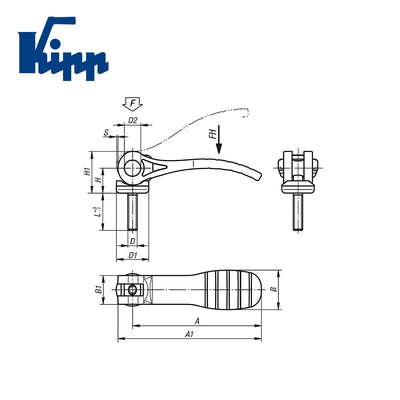 Cam Lever K0646.2521110X40