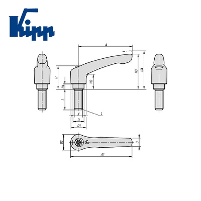 Adjustable Handles K0752.2061X30