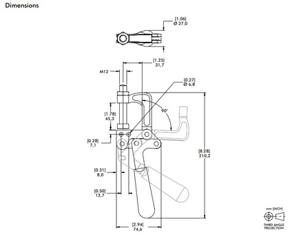 Clamp tipo pinza 325-SS