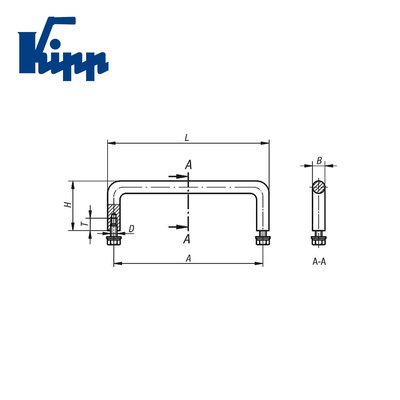 Pull Handles stainless steel K0206.100