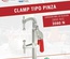 Clamp tipo pinza 345