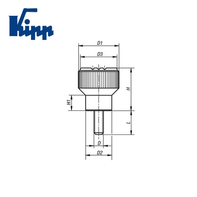 Knurled Knobs K0247.208X20