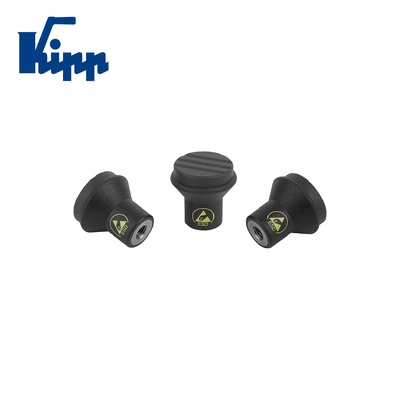 Mushroom knobs antistatic internal thread K0251.110524