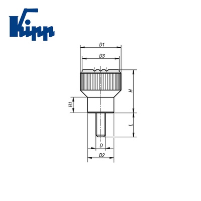 Knurled Knobs K0247.1A1X20