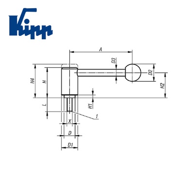 Adjustable Handle K0108.4202X60