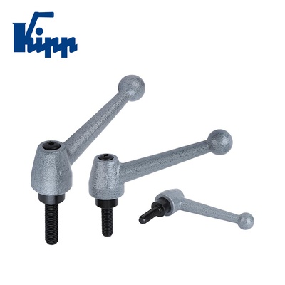 Adjustable Handles, Classic ball style, steel, external thread K0120.216X60