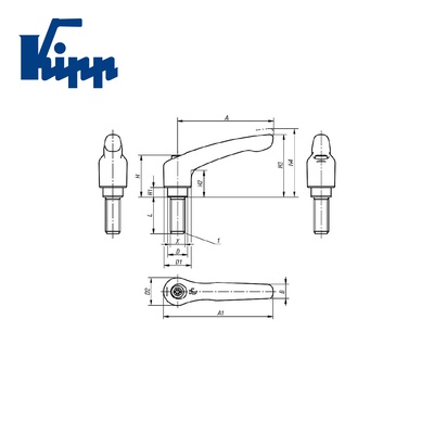 Adjustable Handles K0122.4121X25