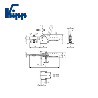 Toogle clamp K0074.0350