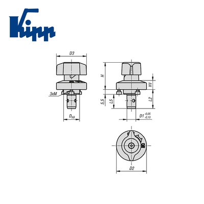 Ball lock pin K1064.620