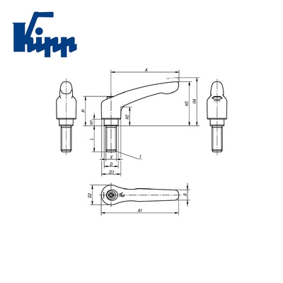 Adjustable Handle K0123.0041X25