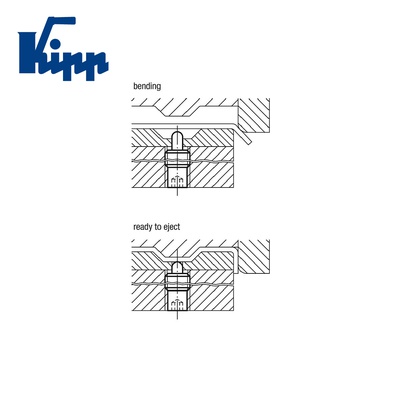 Spring plungers with hexagon socket and thrust pin K0657.612X50