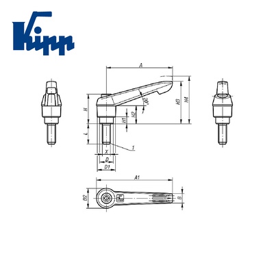 Adjustable Handles K0269.1051X20