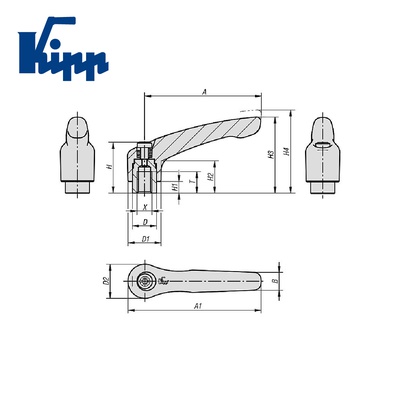 Adjustable Handles K0752.1A227