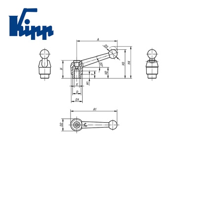 Adjustable Handle K0116.1063