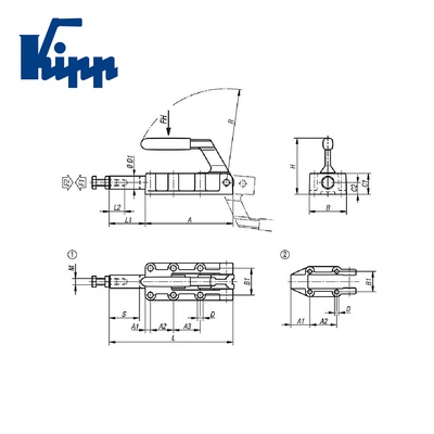 Push-Pull clamp K0087.1200