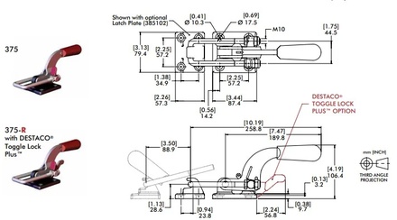 Clamp de gancho 375