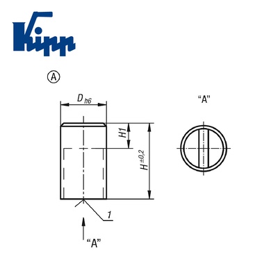 Magnets deep pot SmCo, Form A K0551.03