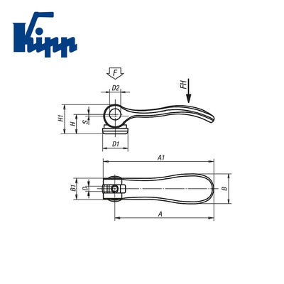 Cam levers K0005.9501404